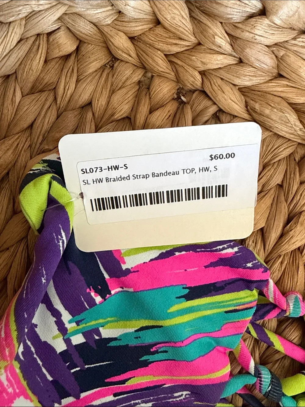 San Lorenzo Bandeau Bikini Top NWT - Picture 2 of 4